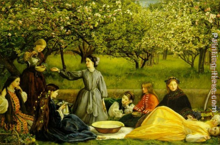 John Everett Millais apple blossoms spring